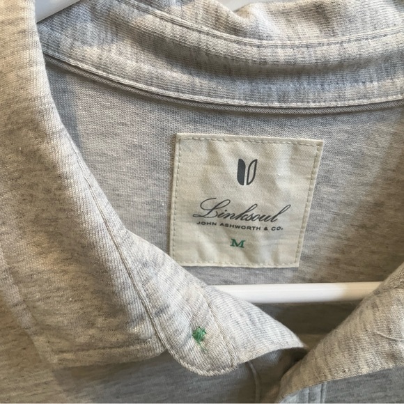 Women’s Linksoul long sleeve golf polo Heather grey medium - Picture 2 of 5